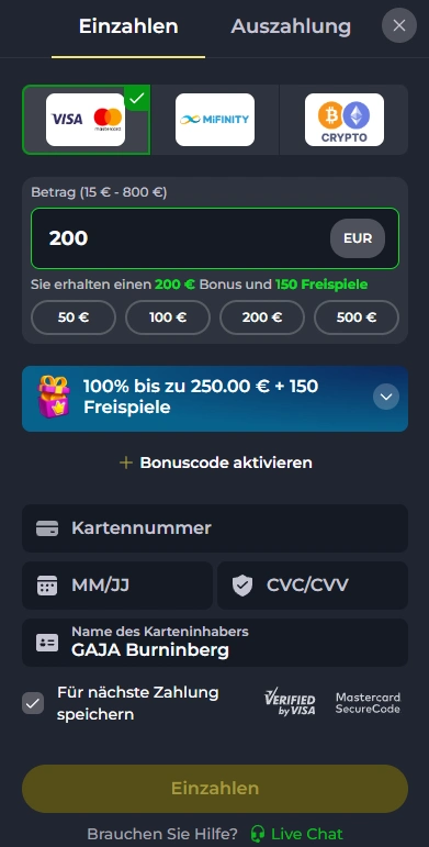 Zahlungsmethoden in neuen Online Casinos